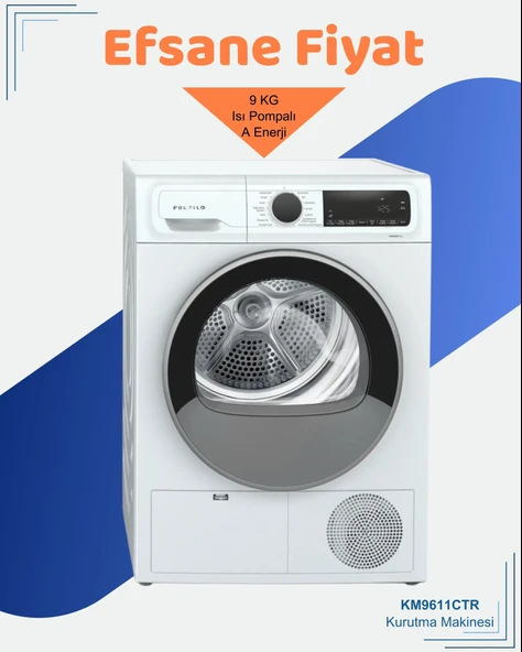 Profilo KM9611CTR 9 kg Çamaşır Kurutma Makinesi ürün görseli