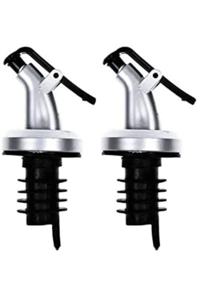 ŞirinShop 2'li Kapaklı Şişe Ucu Servis Aparatı Damlalık Yağdanlık Tıpa Tapa Mantar 1108107 - Resim 2