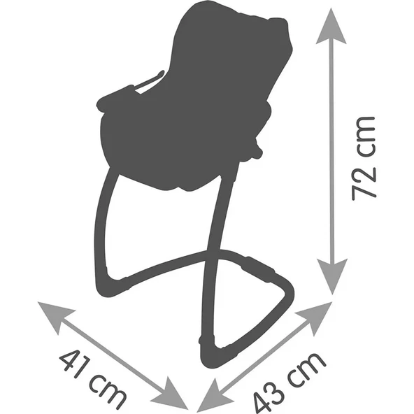 Smoby Maxi-Cosi Oyuncak Bebek Mama Sandalyesi Puset ve Salıncak - 5
