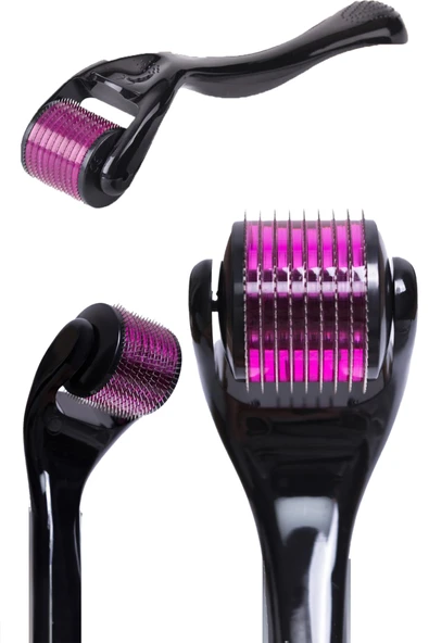 Aveo 1mm 540 iğneli Titanyum Uçlu Saç Sakal Çıkarma Tarağı İğneli Cilt Yenileyici Gözenek Açıcı İğneli Dermaroller 1mm ürün görseli 1