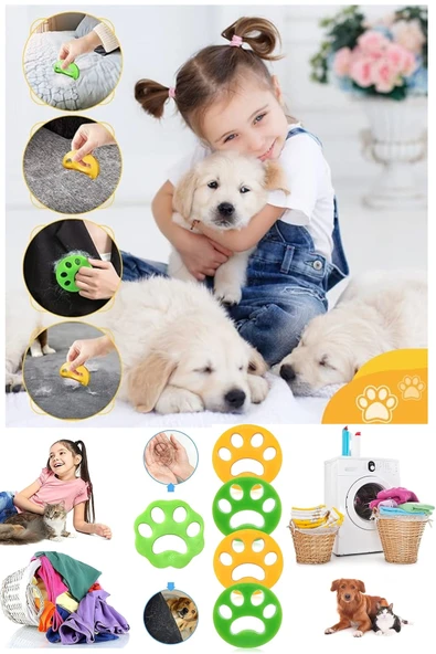 Tüy Toz Toplayıcı Özel Pati Tasarımlı 2 Adet ürün görseli 1