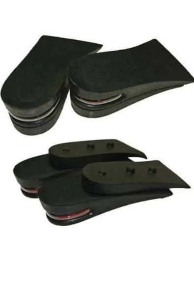 Siyah Hava Yastıklı Tabanlık Boy Uzatıcı Uzatan Tabanlık 5 cm ürün görseli 1