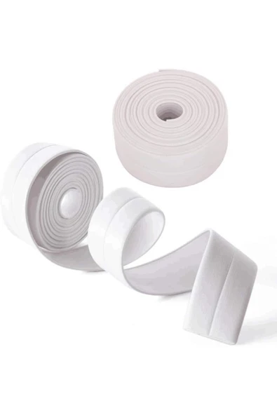 Su Sızdırmaz Geçirmez Beyaz Bant Lavabo Küvet Kenar Mutfak Banyo ürün görseli 1