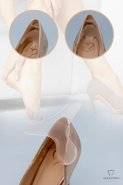 T Şekli Ayakkabı Topuk Vurma Silikon Önleyici 1 Çift Fc-026 ürün görseli 1