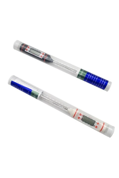 Siyah Dijital Lcd Gıda Yemek Termometresi Batırmalı Mutfak Termometresi - Resim 6