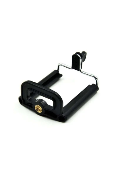 Tripod Bağlantılı Selfie Çubuğu Telefon Tutucu Bağlantılı Aparat 1 Adet ürün görseli 1