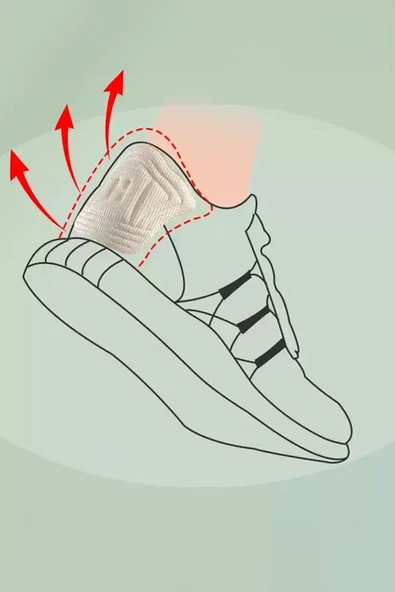 Topuk Vurma Önleyici Yaralara Son Yeni Ayakkabılar İçin - Resim 3