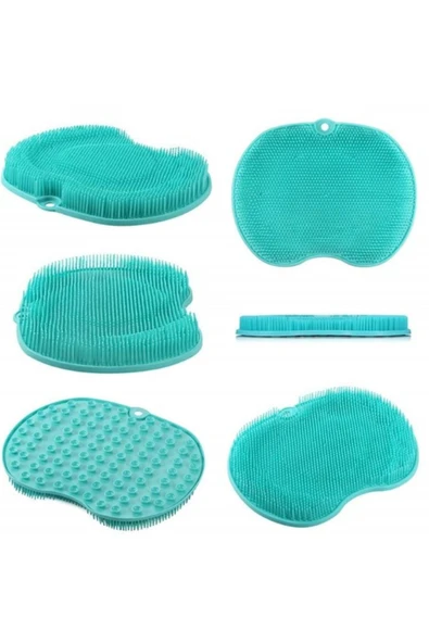 Vantuzlu Banyo Sırt Fırçası ve Masaj Matı - Resim 2