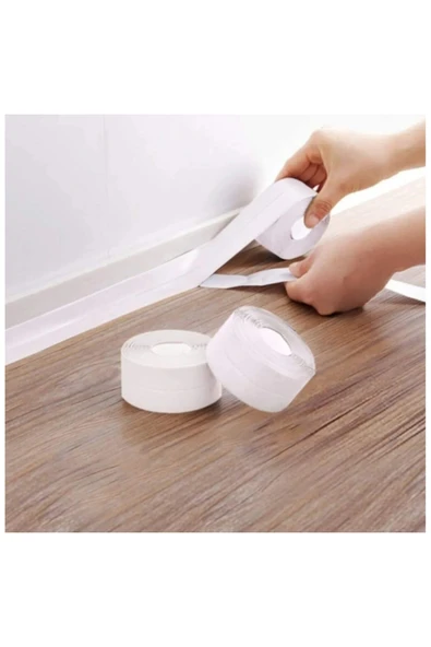 Su Sızdırmaz Geçirmez Bant Lavabo Küvet Kenar Bandı Küvet Duş 3,2 M X 1 Bant - Resim 4