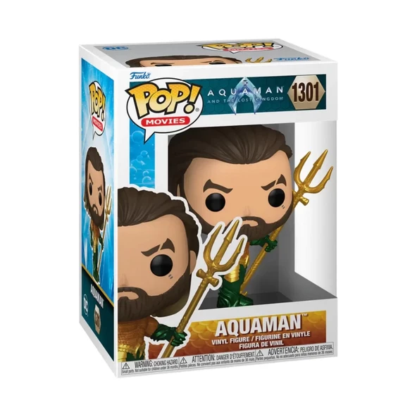 Funko POP Movies DC Aquaman 2 Aquaman Hero Suit - Resim 2