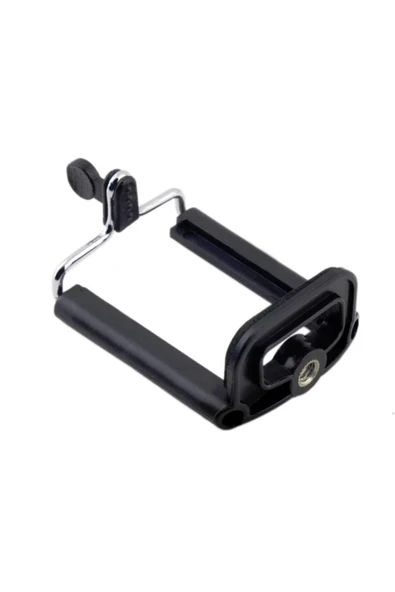 Tripod Bağlantılı Telefon Tutucu Ayarlanabilir Kaymaz Tripod Aksesuarı - Resim 3