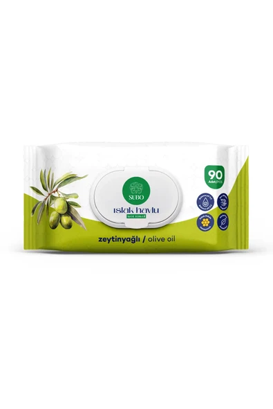SUBO ISLAK HAVLU 90 'LI ZEYTİNYAĞLI 9X90 - 2