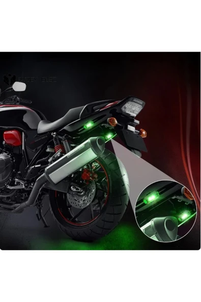 Xdn 7 Renk Bisiklet Işığı Motosiklet Drone Çakarlı Lamba Usb Led - Resim 5