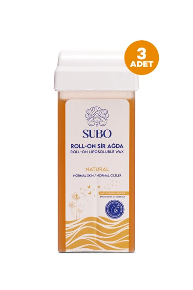 SUBO ROLL-ON SİR AĞDA NATUREL 3X100  ml ürün görseli