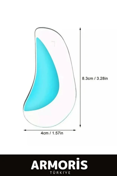 Yeni Nesil Anatomik Boşluk Doldurucu Jel Düz Tabanlık Ark Desteği Silikon Ayak Tabanlığı - Resim 2