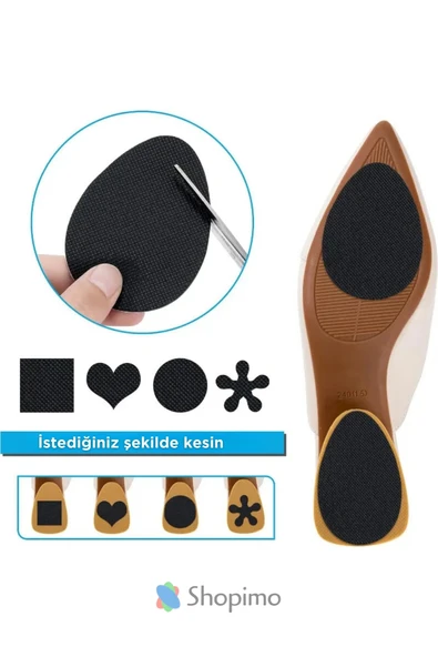 Topuklu Ayakkabı Altına Yapışan Kaydırmaz Ped - 5