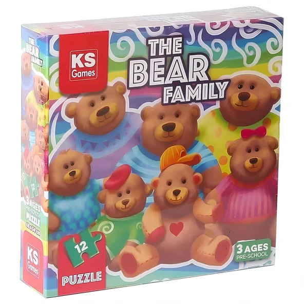 KS Games The Bear Family Pre-School Puzzle ürün görseli 1