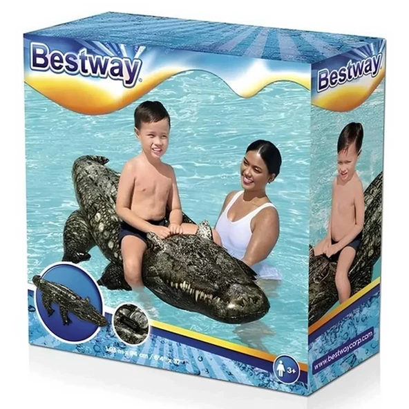 Bestway Timsah Yatak 193 x 94 cm 41478 - 4