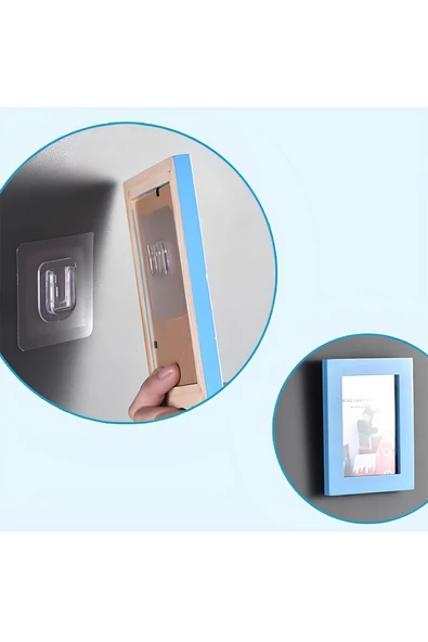 Turuncu Geçmeli Klips Eşya Sabitleme Askısı 2'Li Plastik 4 - Resim 5