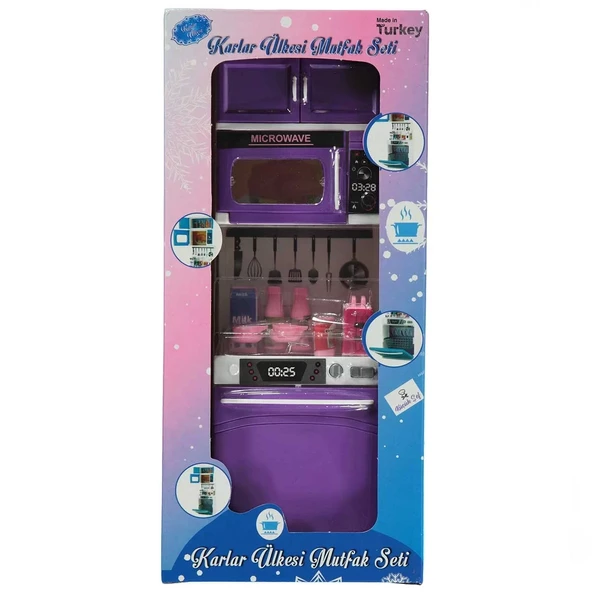 Karlar Ülkesi Mutfak Seti Bulaşık Makinesi - Resim 2