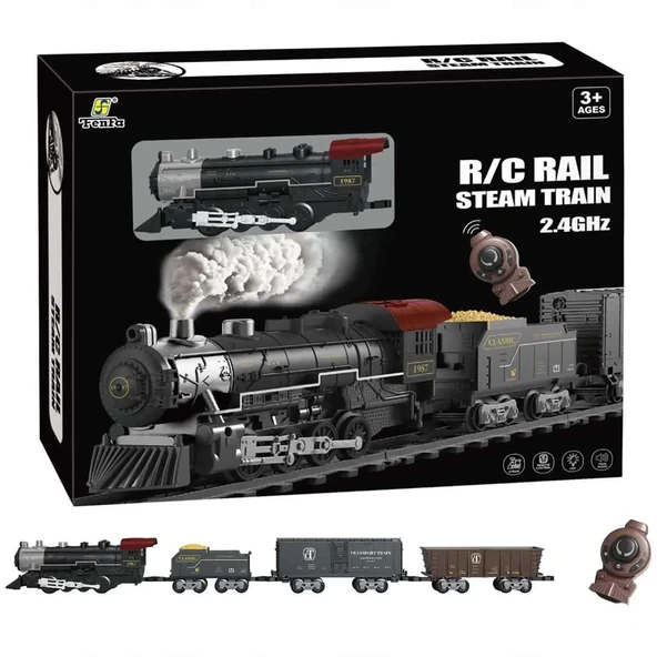 Classic Steam Kumandalı 2,4 Ghz Pilli Tren Seti 30 Parça 1613G ürün görseli