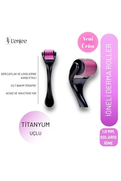 Uçlu 540 Iğneli Derma Roller 1 Mm Iğne Cilt Yüz Vücut Yenileme Masaj Aleti ürün görseli 1