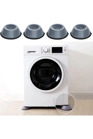 ŞirinShop Çamaşır Makinesi Sarsıntı Titreşim Ses Önleyici Kaydırmaz Ayak 4lü Set 1108107