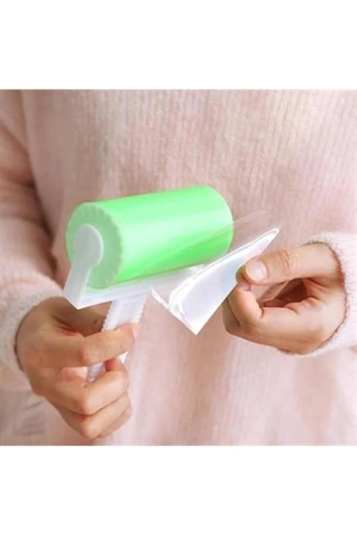 Yeni Nesil Yıkanabilir Pratik Tüy ve Toz Toplama Rulosu Aparatı - Resim 3