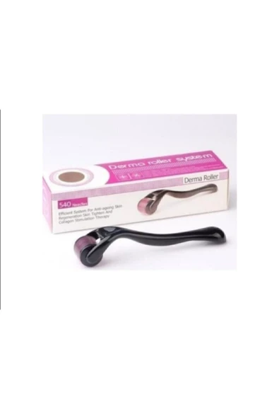 Titanyum 540 Iğneli 1mm Derma Roller Saç Cilt Ve Çatlak Temizleyici - Resim 2