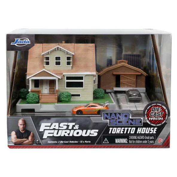 Jada F&F Nano Dom's House Display Diorama - Resim 5