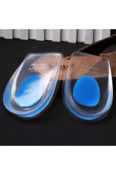 Topuk Dikeni Tabanlık Ortopedik Silikon Topukluk Gizli Jel Yastık Rahat Yumuşak - Resim 2