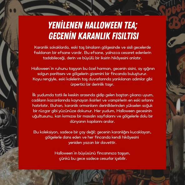 Halloween Tea - Cadılar Bayramı Çayı - Resim 5