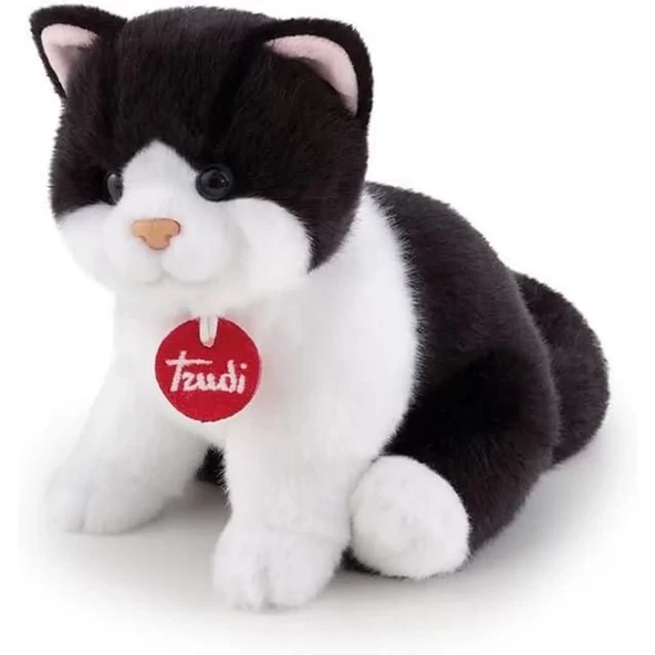 Trudi Peluş Siyah Beyaz Kedi 20 cm ürün görseli
