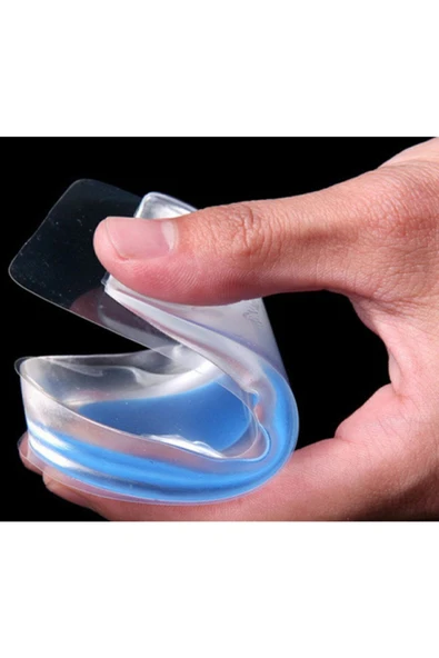 Topuk Yastığı Topuk Dikeni Çift Yoğunluklu Silikon Comfort Heel Cup Darbe Emici Kaydırmaz Taban - Resim 3