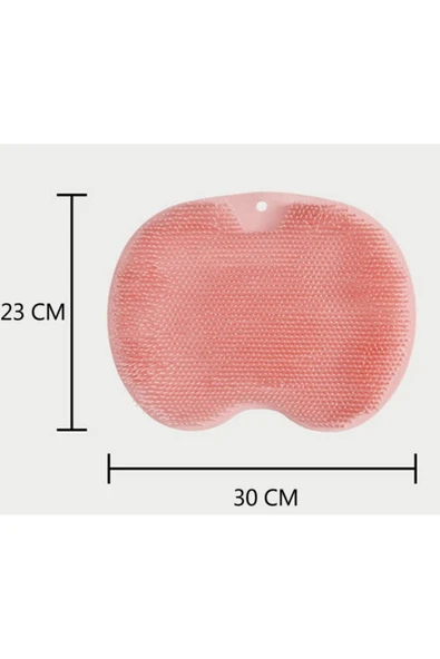 Vantuzlu Banyo Sırt Fırçası ve Masaj Matı - Resim 4