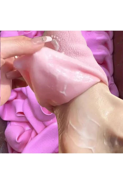 Silikon Topuk Bakım Çorabı Nemlendirici Spa Etkili Ayak Maskesi - 4