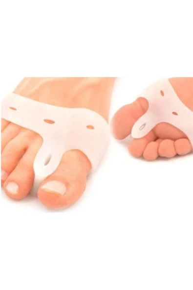 Silikon Parmak Gömleği 2'li Makaralı Ayak Baş Parmak Gömleği Baş ürün görseli 1