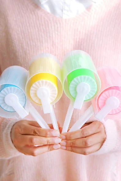 Yeni Nesil Yıkanabilir Pratik Tüy ve Toz Toplama Rulosu Aparatı Kedi Tüy Toplayıcı - Resim 5