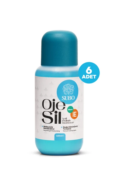 SUBO ASETON BESLEYİCİ & NEMLENDİRİCİ  6 X 110  ml