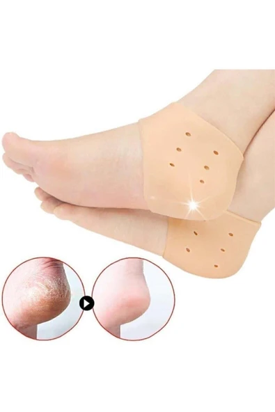 Silikon Topuk Çorabı Topuk Yumuşatıcı Topuk Gömleği Topuk Çorabı Topuk Dikeni Koruyucu - Resim 4