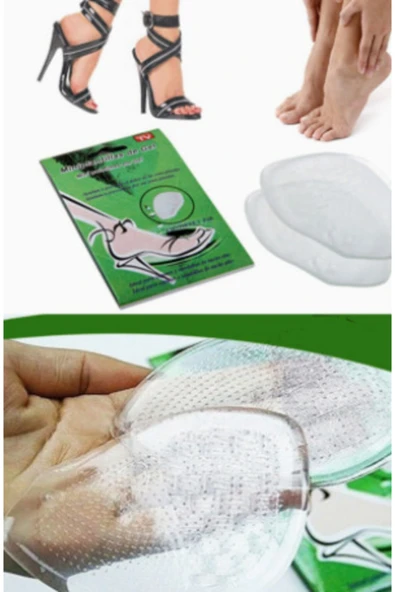 Topuk Koruyucu Mini Topuk Yastığı Miniplantillas De Gel 1 Çift Kaymaz 7x8 - Resim 3