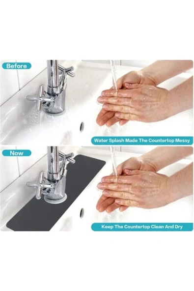 Su Emicii Sihirli Lavabo Kenar Matı 38x13cm (Bt) ürün görseli 1