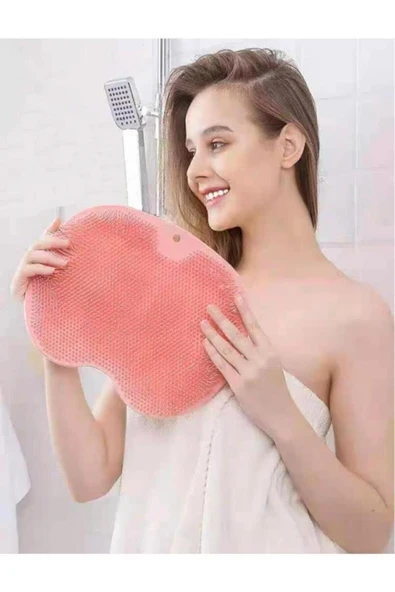 Vantuzlu Banyo Fırçası Ve Masaj Pedi Renkli - Resim 2