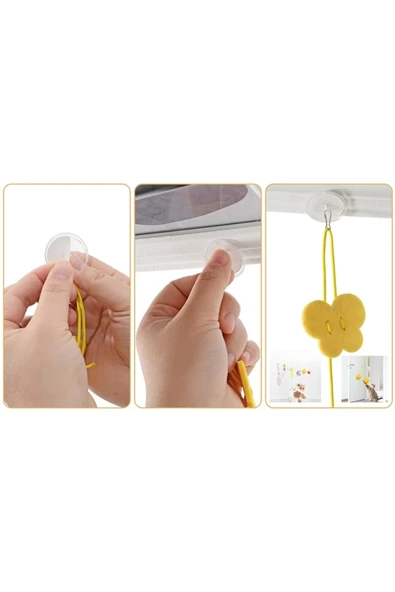 Yeni Estevia Krg Pratik Elastik Kendinden Yapışkanlı Kedi Oyun Oltası Company - 2