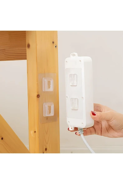 Turuncu Geçmeli Klips Eşya Sabitleme Askısı 2'Li Plastik 4 - Resim 4