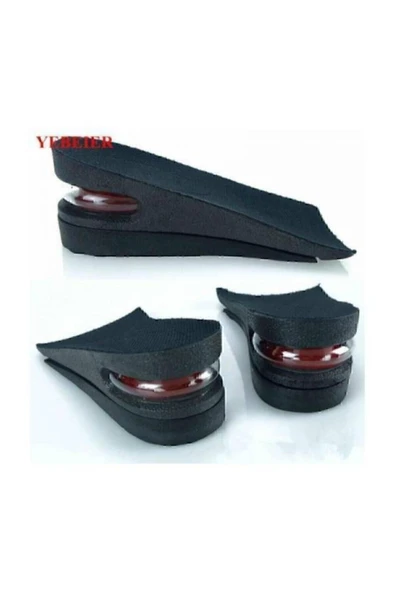 Ünisex 5 Cm Tam Boy Uzatıcı Tabanlık Hava Yastıklı Uzatan Ayakkabı Tabanlığı Gizli Topuk Yükselten - Resim 3