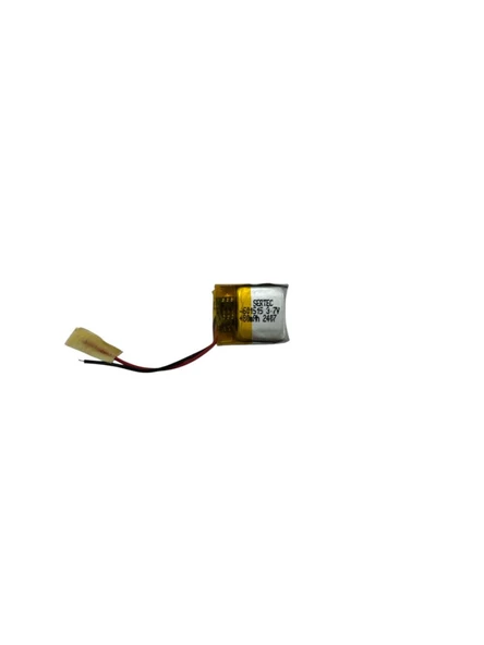 601515 3.7V 80mAh Li-Polymer Pil Devreli/1.5A ürün görseli 1