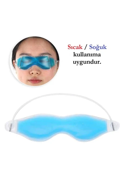 Soğuk Sıcak Jel Göz Maskesi Terapi Maskesi Masaj Göz Şişlik Soğuk - 1