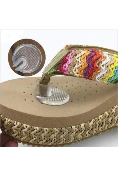 Yumuşak Silikon Parmak Arası Terlik Koruyucu, Rahat ve Koruyucu Tasarım - Resim 2