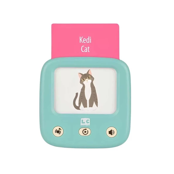 LC Öğretici Türkçe İngilizce Konuşan Flash Kartlar 31050 - Resim 4